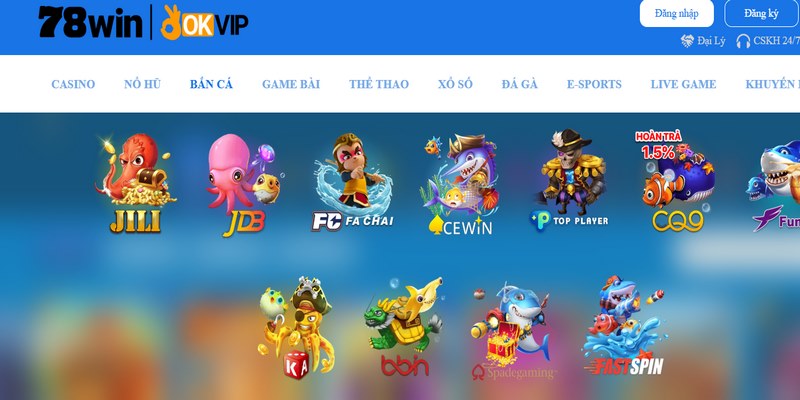 Bắn cá 78Win là trò chơi đổi thưởng trực tuyến cực kỳ hấp dẫn