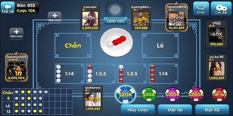 Mẹo chơi xóc đĩa online hiệu quả là biết nhận định khi nào mình đang gặp may